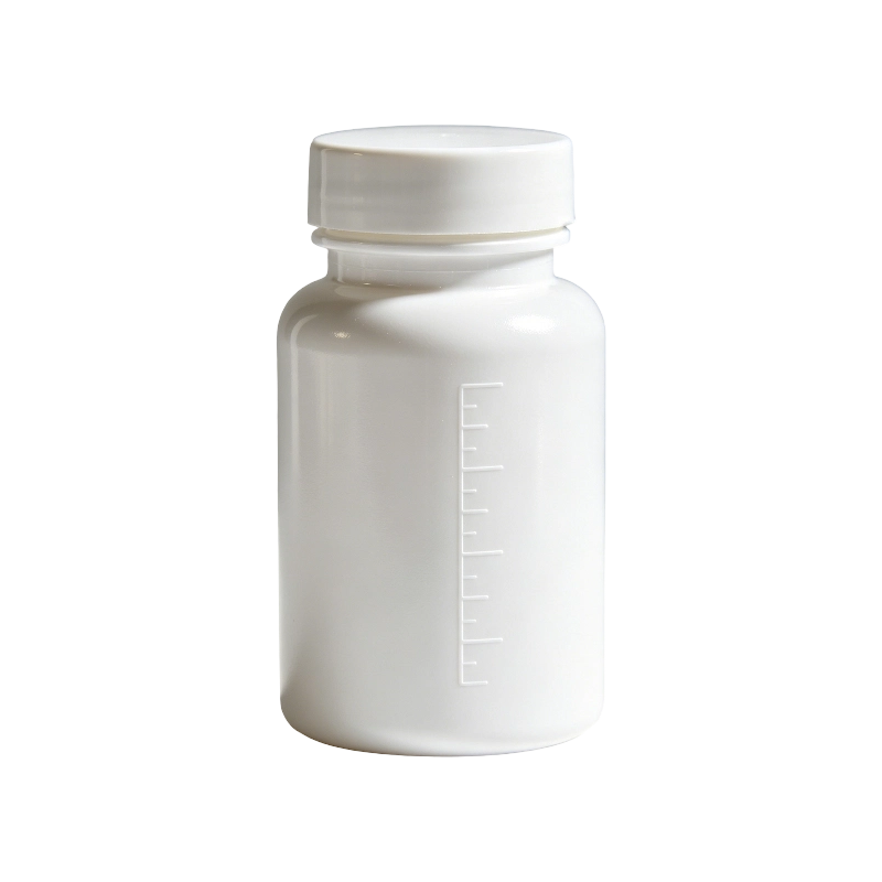 100 ml 150 ml tabletek witaminowych HDPE Nutraceutyczna okrągła butelka na kapsułki