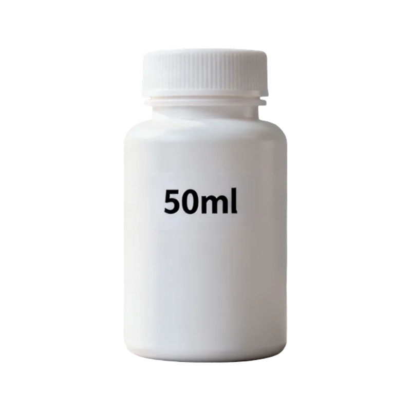 50ml 100ml Okrągła pigułka z HDPE Pusta plastikowa butelka